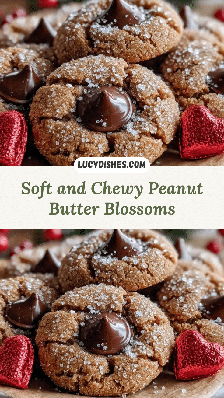 peanut butter blossom cookies recipe