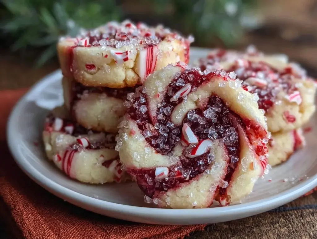 peppermint swirl cookies - featured image