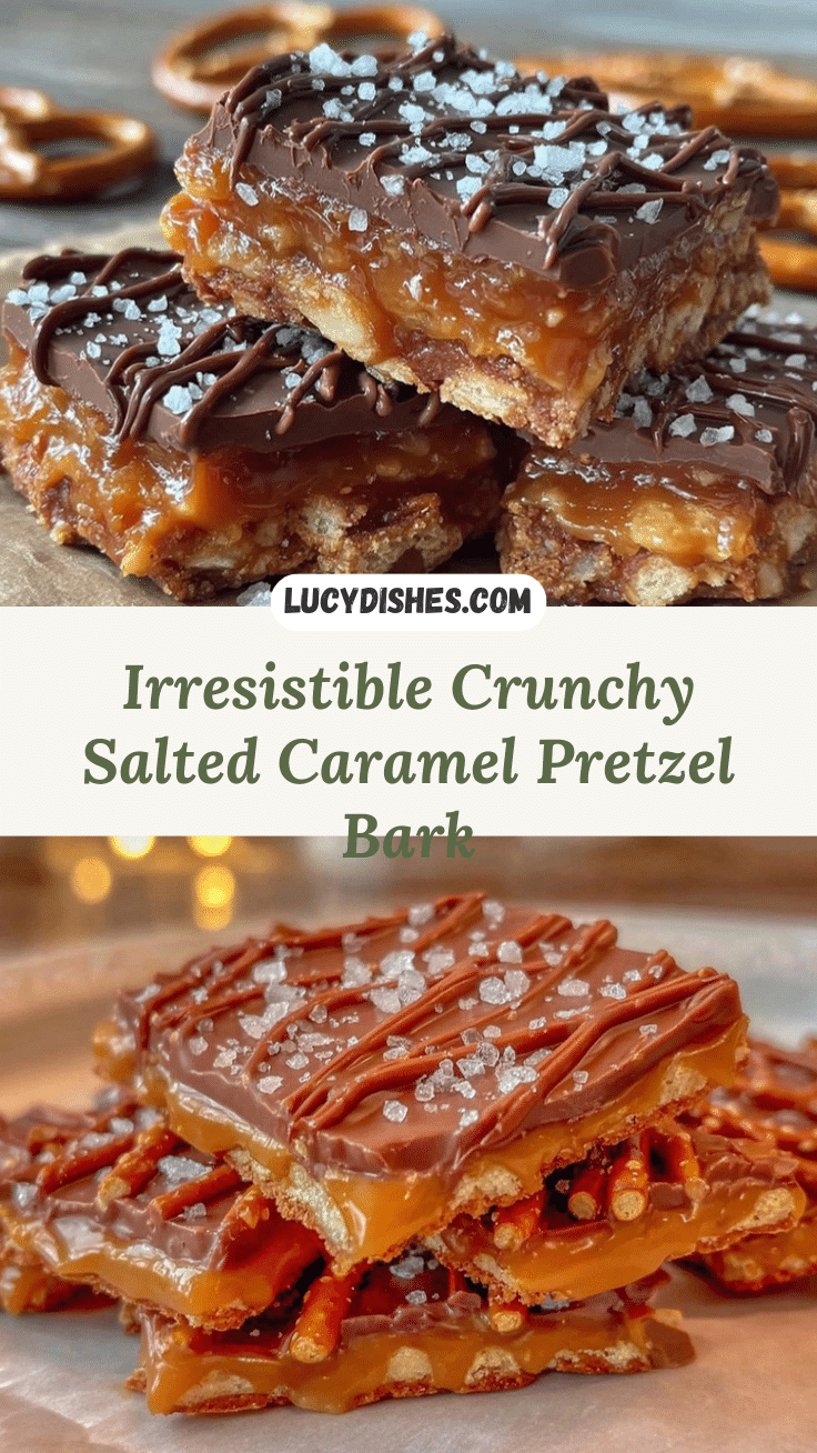 salted caramel pretzel bark recipe