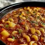 slow cooker pasta fagioli - featured image
