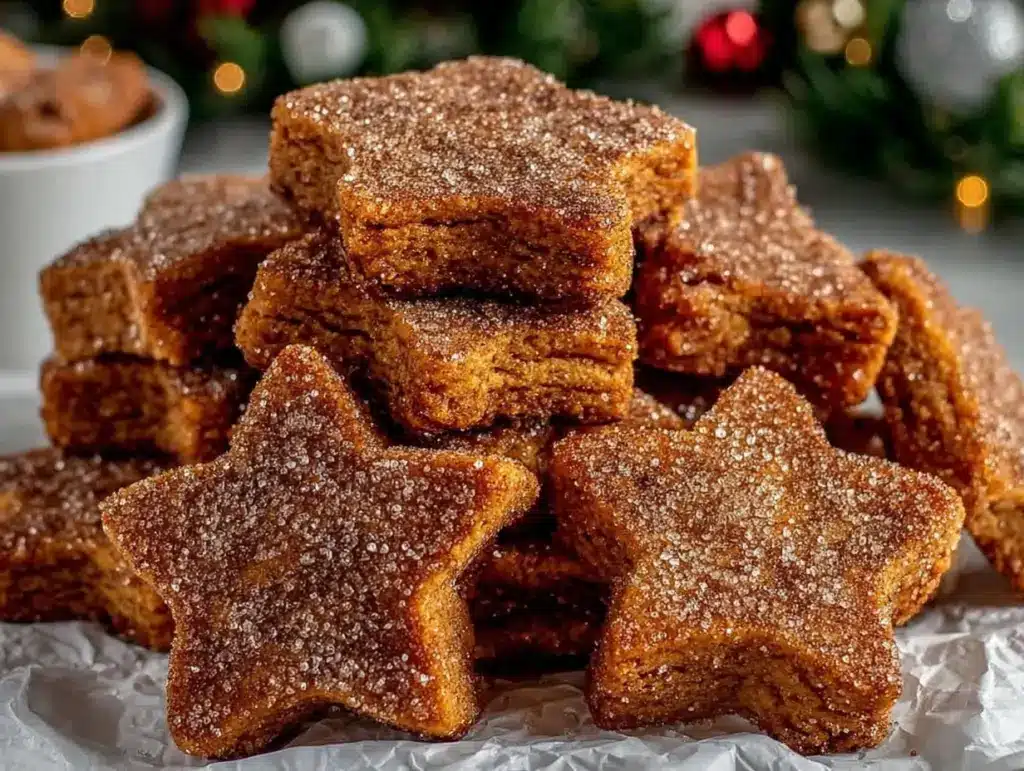 Spiced Shortbread Stars - featured image