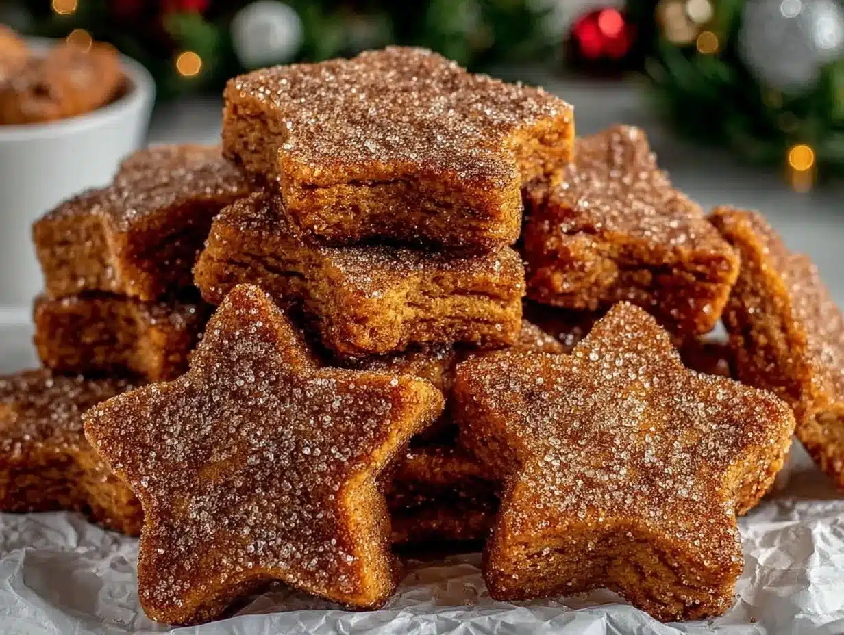 Spiced Shortbread Stars preparation steps