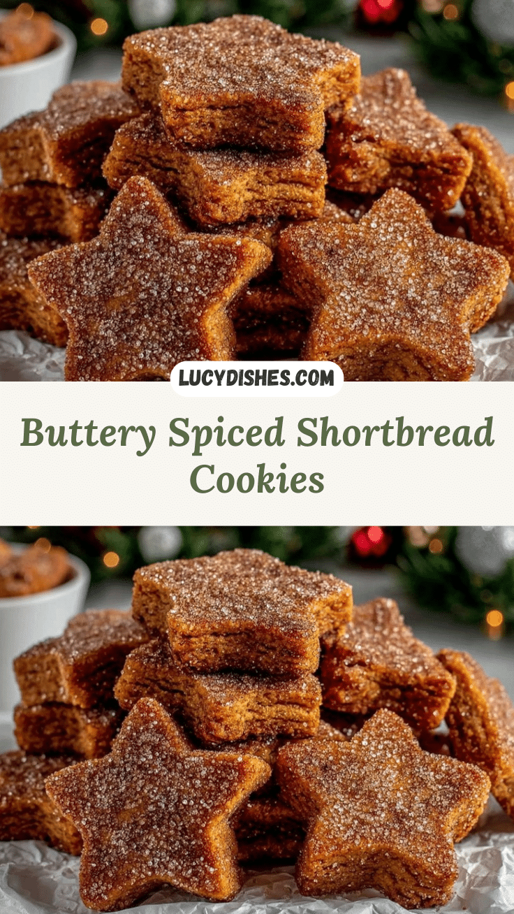 Spiced Shortbread Stars recipe