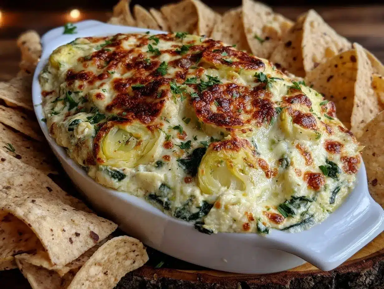 spinach artichoke dip preparation steps