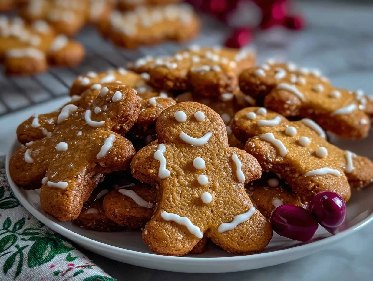 vegan gingerbread cookies preparation steps