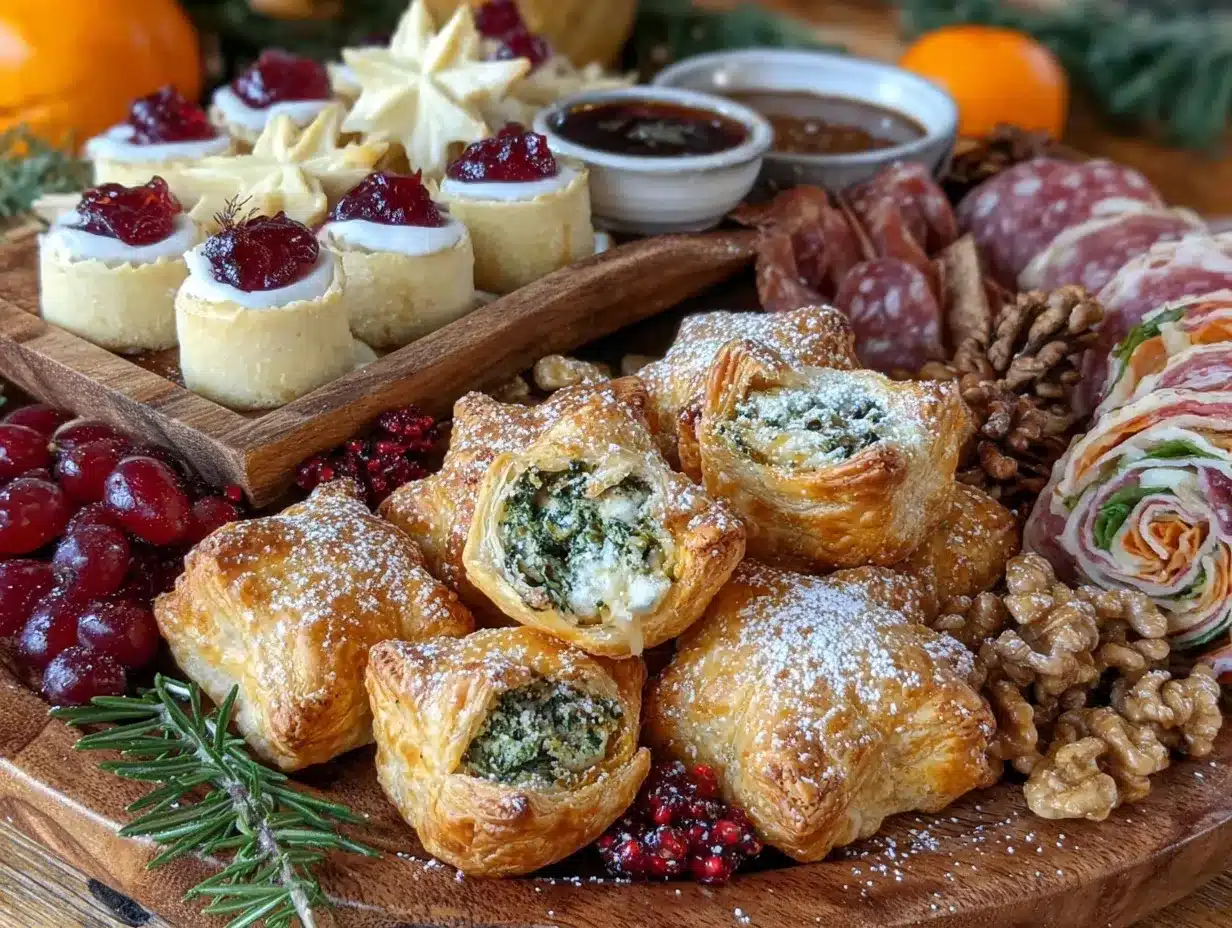 Xmas appetizers preparation steps