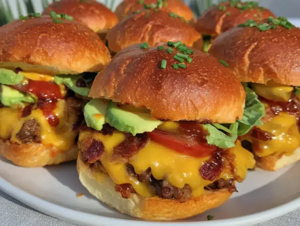 all-American cheeseburger sliders - featured image
