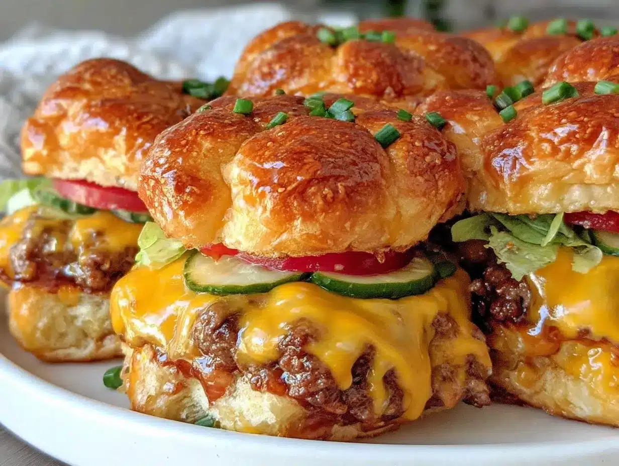 all-American cheeseburger sliders preparation steps