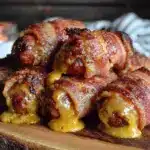 bacon wrapped hot dogs - featured image