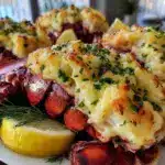 baked stuffed lobster tails - featured image