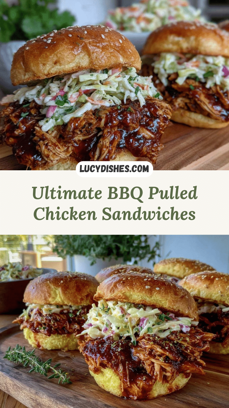 BBQ pulled chicken sandwiches recipe