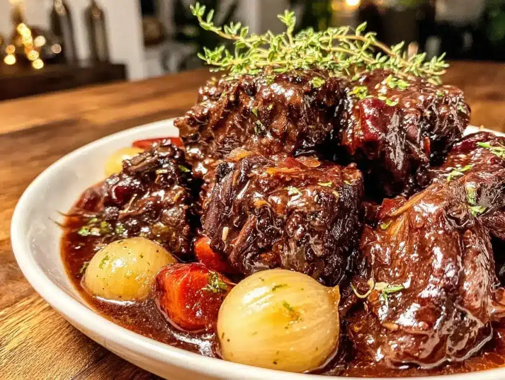 beef bourguignon pressure cooker - featured image