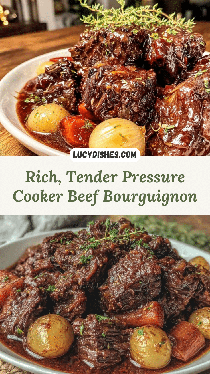 beef bourguignon pressure cooker recipe