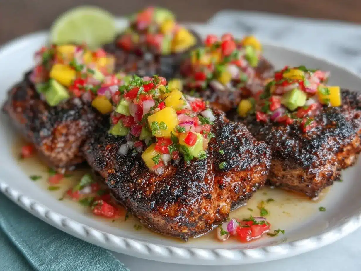 Blackened Mahi Mahi preparation steps