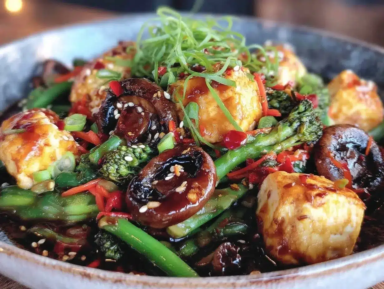 Buddha’s Delight stir-fry preparation steps