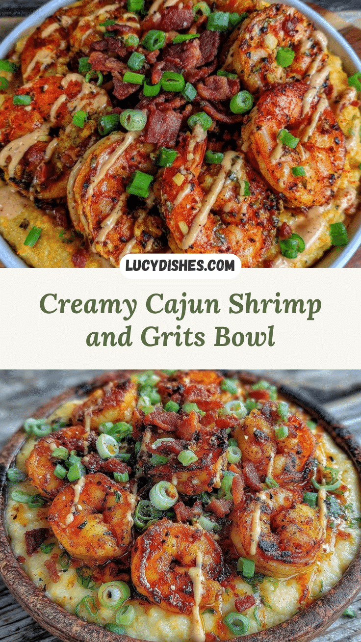 Cajun Shrimp and Grits Bowl recipe