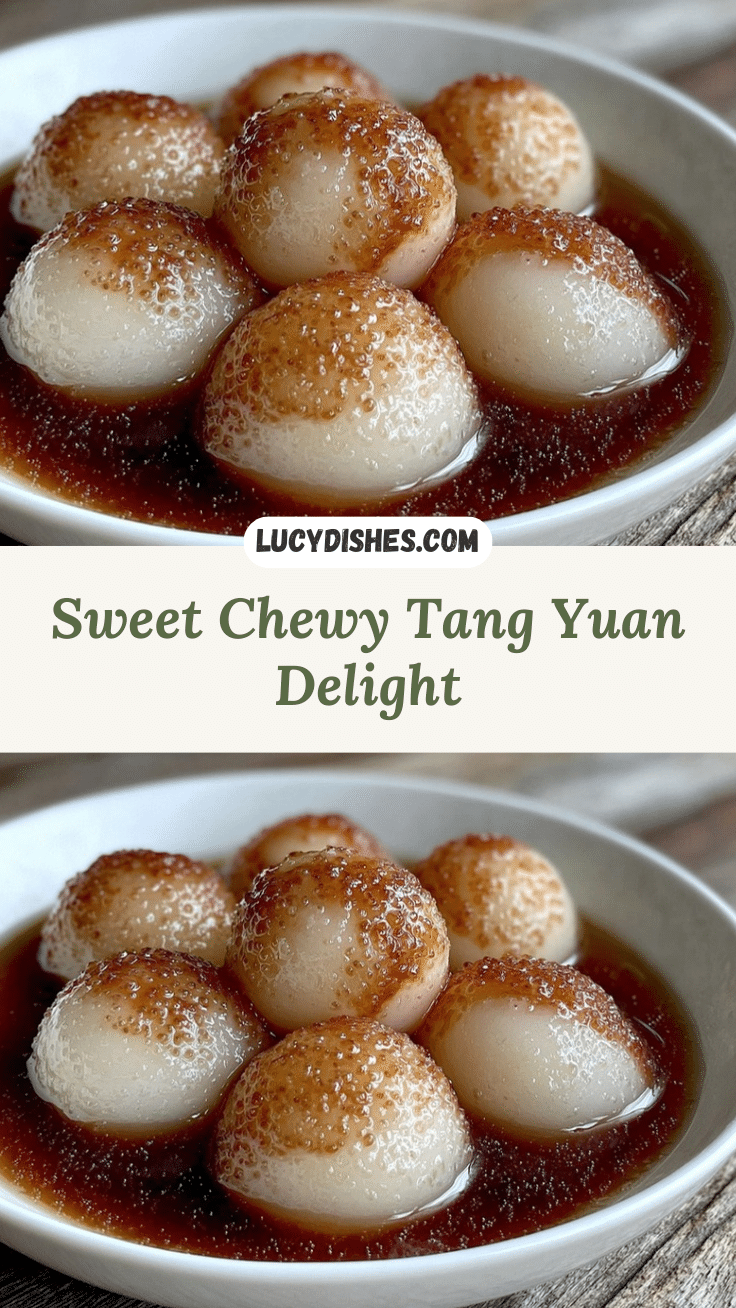 cozy tang yuan sweet dumplings recipe