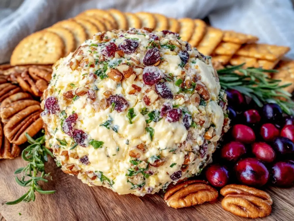 creamy cheese ball recipe - featured image