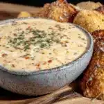 creamy chips and queso recipe - featured image