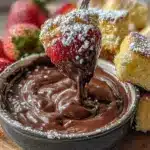 creamy chocolate fondue delight - featured image