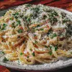 creamy fettuccine alfredo recipe - featured image