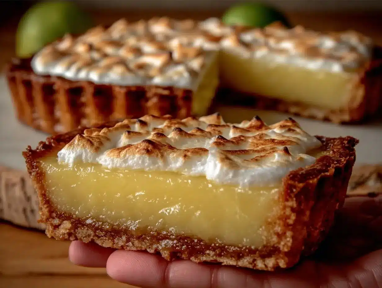 creamy lemon tart preparation steps