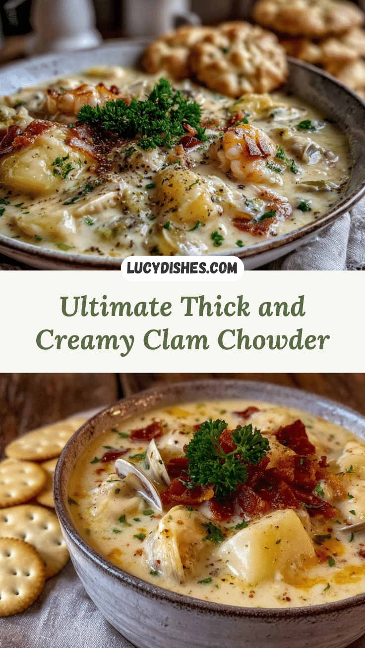 creamy New England clam chowder recipe