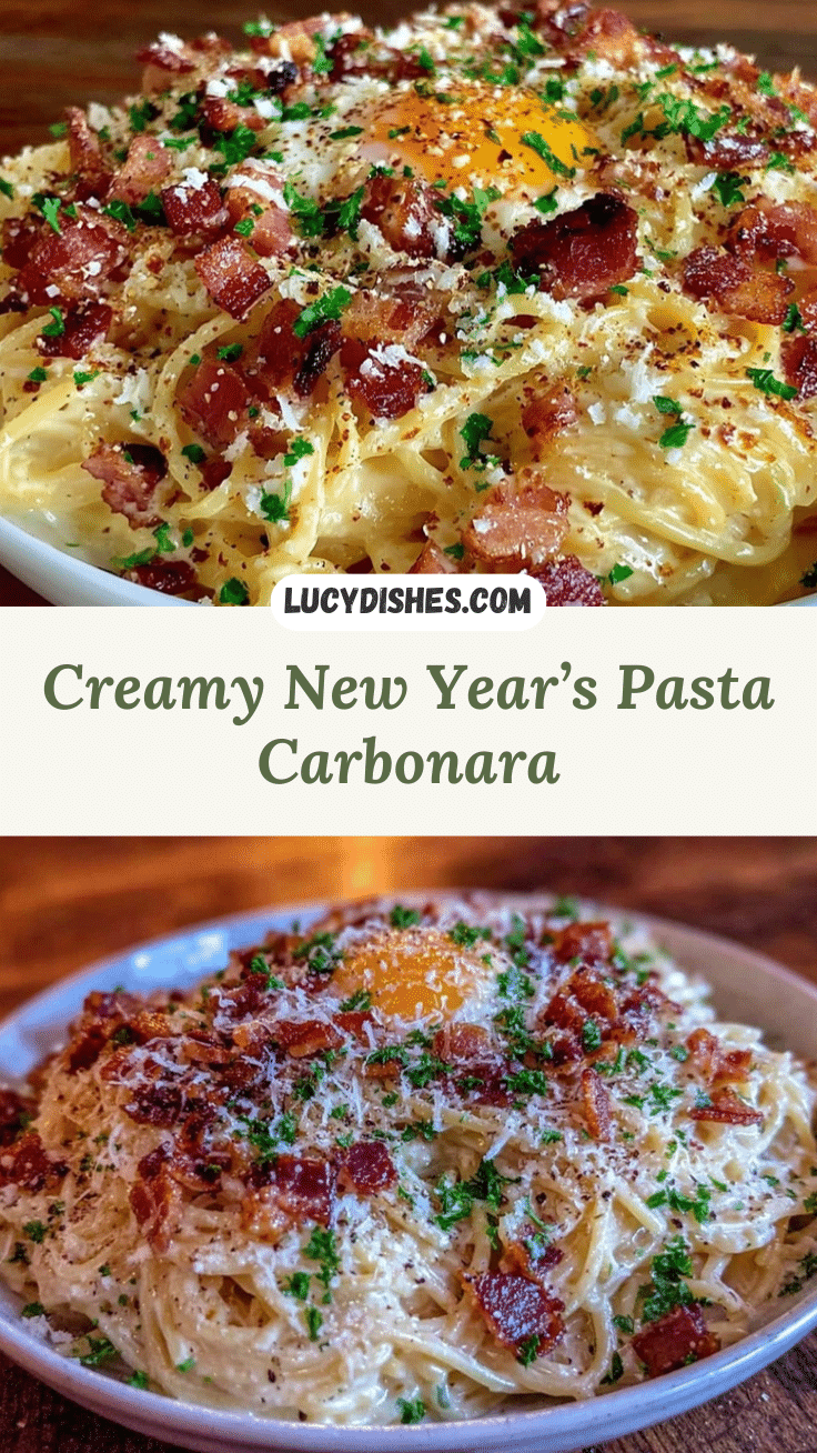 creamy new year’s pasta carbonara recipe
