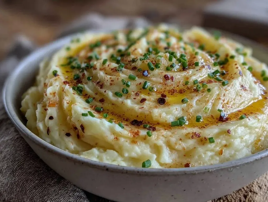 creamy potato leek soup - featured image