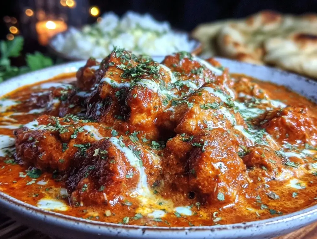 creamy pressure cooker chicken tikka masala - featured image