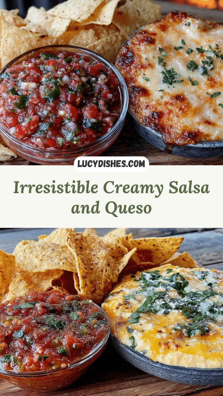 creamy salsa and queso dip recipe