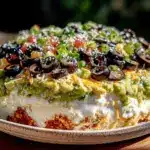 creamy seven layer dip - featured image