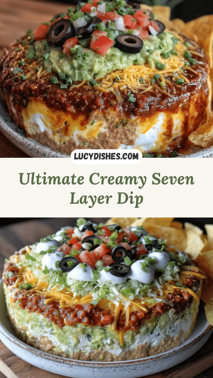 creamy seven layer dip recipe recipe