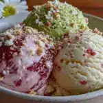 creamy spring ice cream trio - featured image