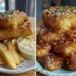 crispy beer battered fish and chips - featured image
