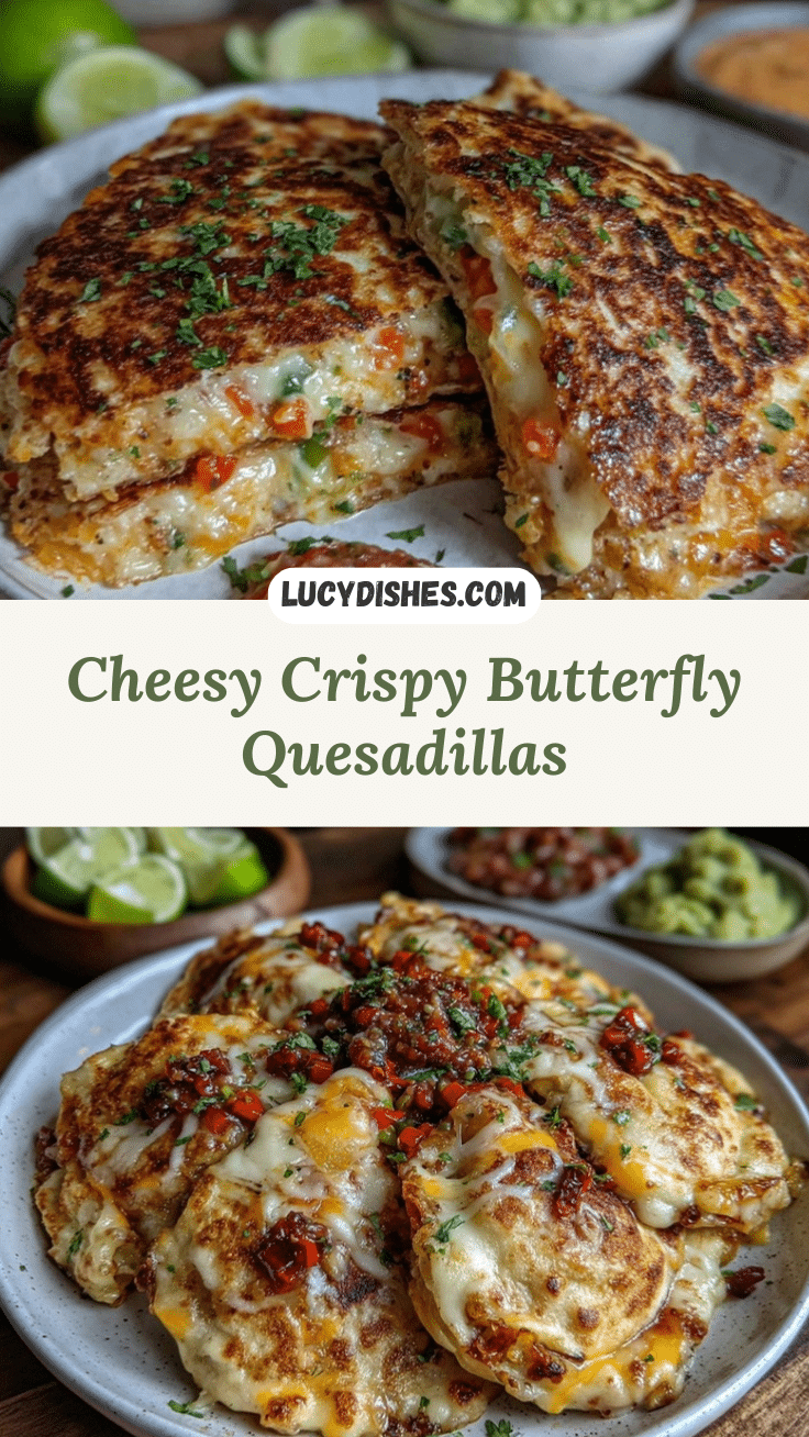 Crispy Butterfly Quesadillas recipe