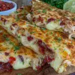 crispy cheesy chicken quesadilla delight - featured image