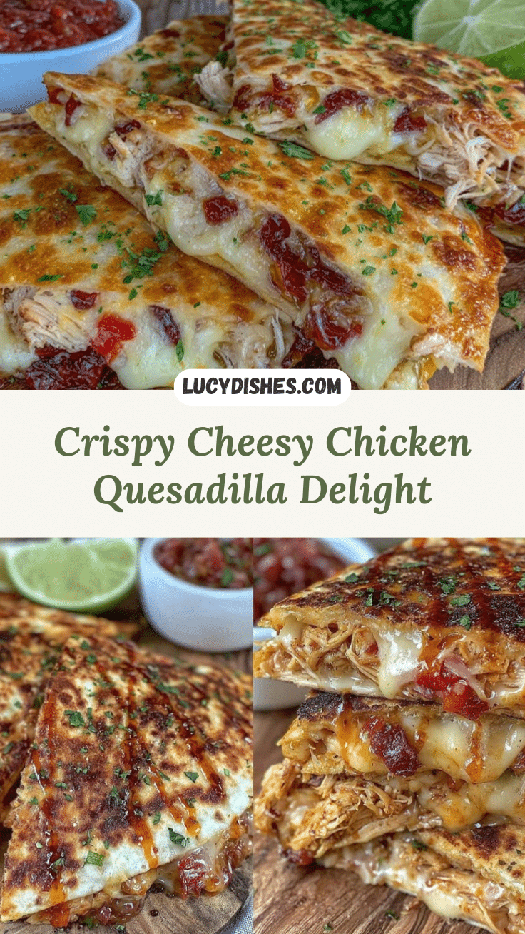 crispy cheesy chicken quesadilla delight recipe