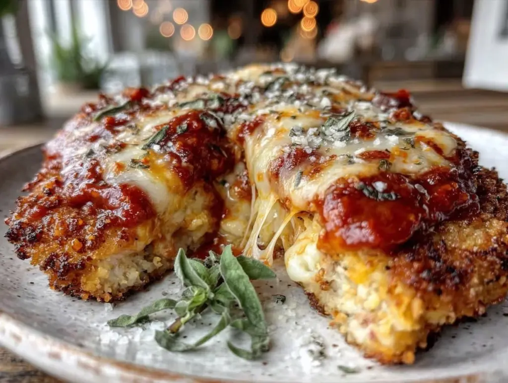 crispy chicken parmesan - featured image