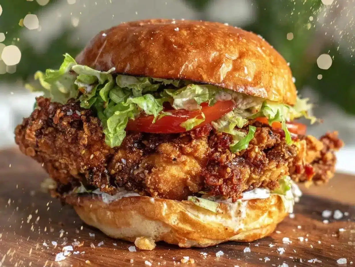 crispy chicken sandwich delight preparation steps