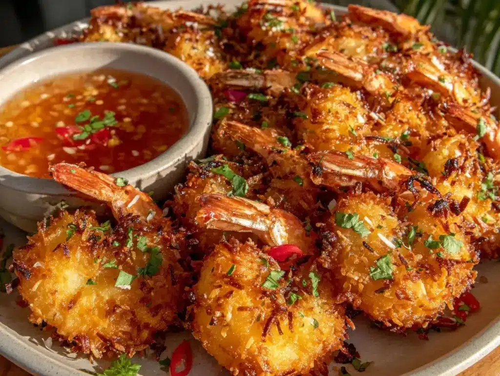 crispy coconut shrimp - featured image