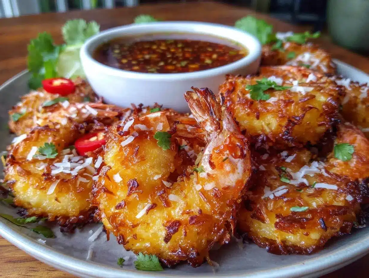 crispy coconut shrimp preparation steps