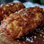 crispy corn dogs recipe - featured image