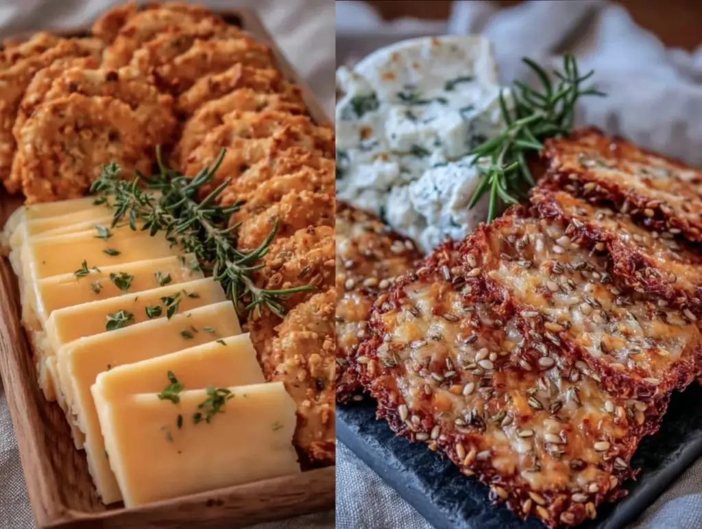 crispy crackers and cheese delight - featured image