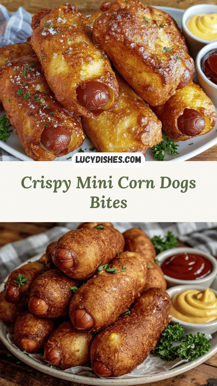 crispy mini corn dogs bites recipe