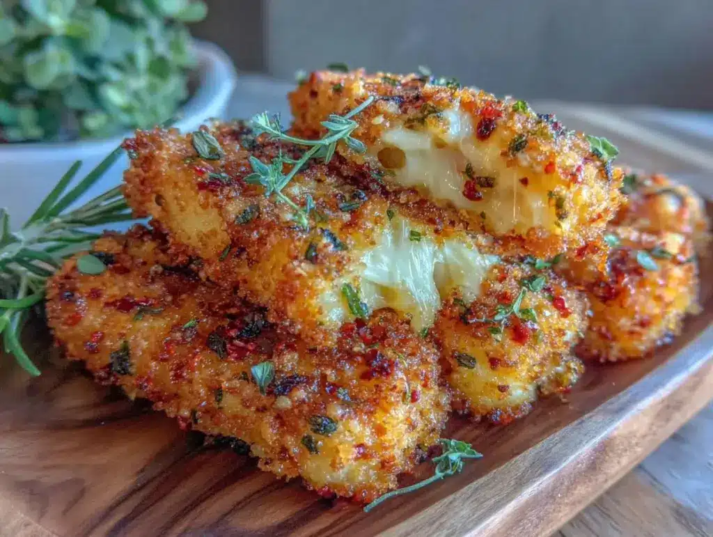 crispy mozzarella sticks recipe - featured image