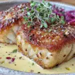crispy pan-seared Chilean sea bass - featured image