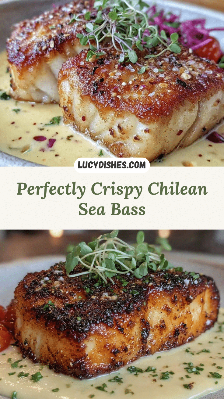 crispy pan-seared Chilean sea bass recipe