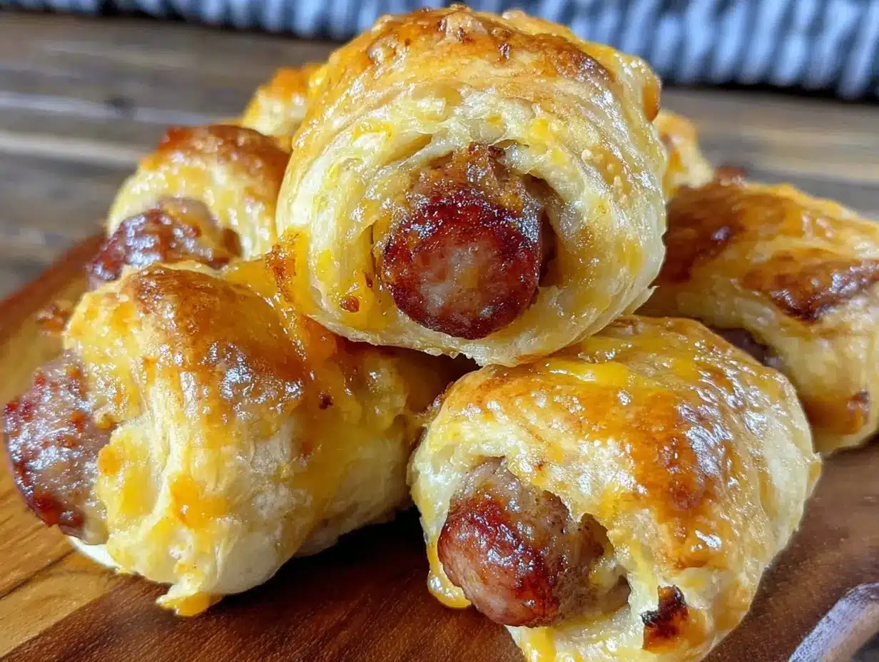 crispy pigs in a blanket recipe preparation steps
