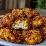 crispy popcorn chicken bites - featured image